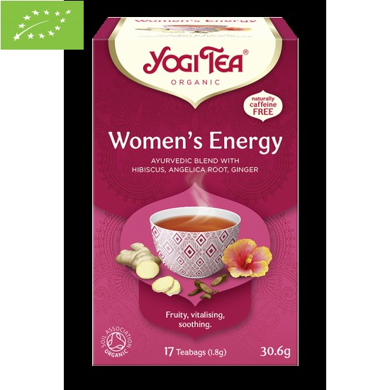 HERBATKA DLA KOBIET - ENERGIA (WOMEN'S ENERGY) BIO (17 x 1,8 g) 30,6 g - YOGI TEA
