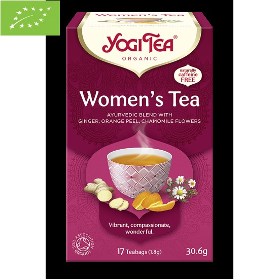 HERBATKA DLA KOBIET (WOMEN'S TEA) BIO (17 x 1,8 g) 30,6 g - YOGI TEA