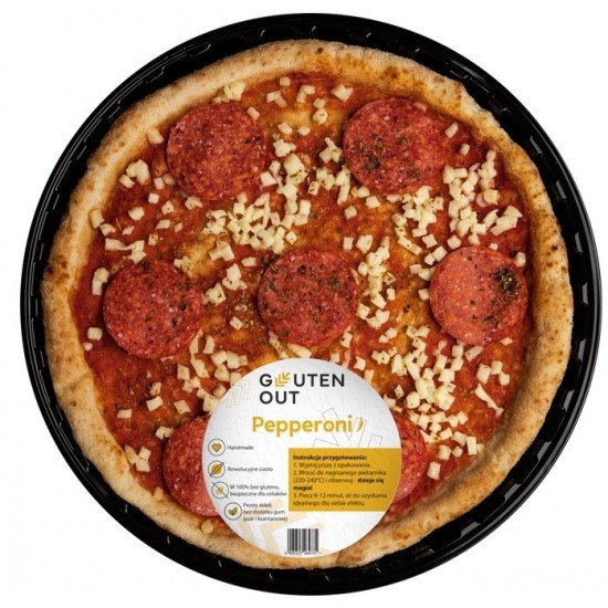 Pizza pepperoni bezglutenowa 330 g średnica 31 cm